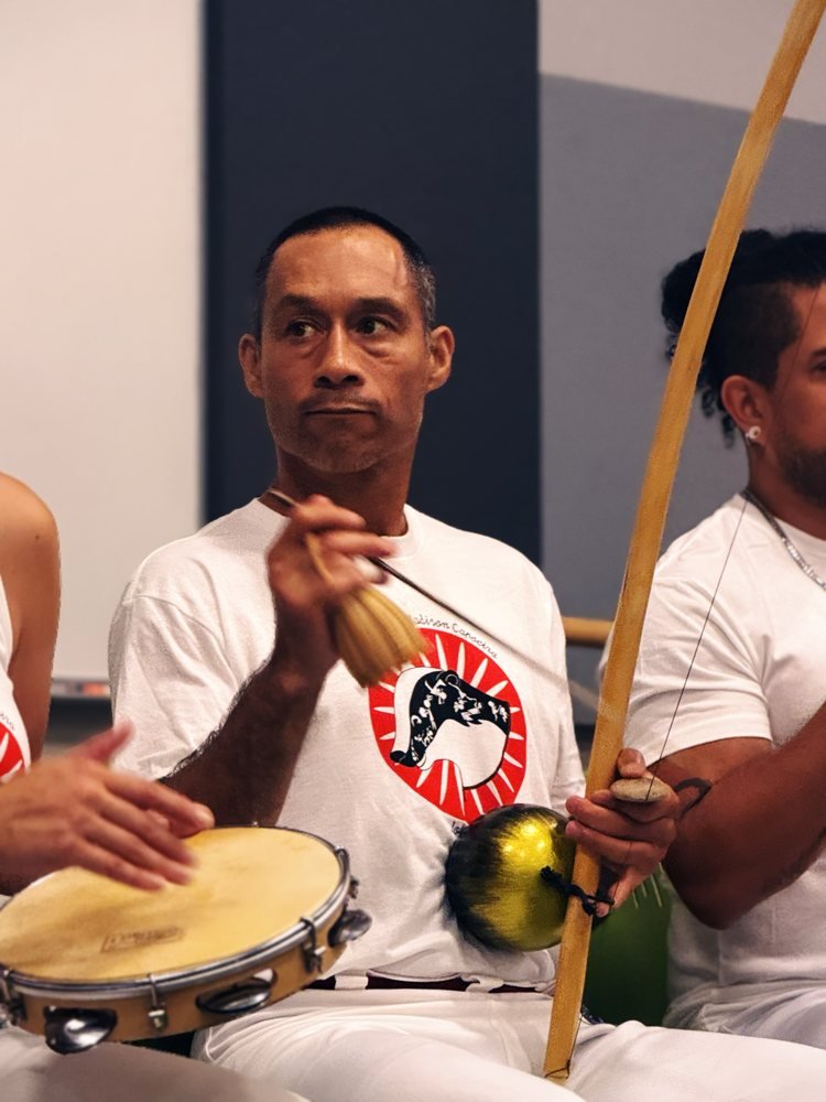 Pandeiro and berimbau
